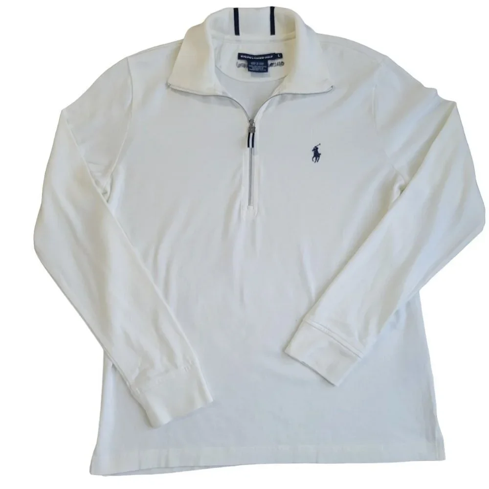 Ralph Lauren Golf Long Sleeve White 